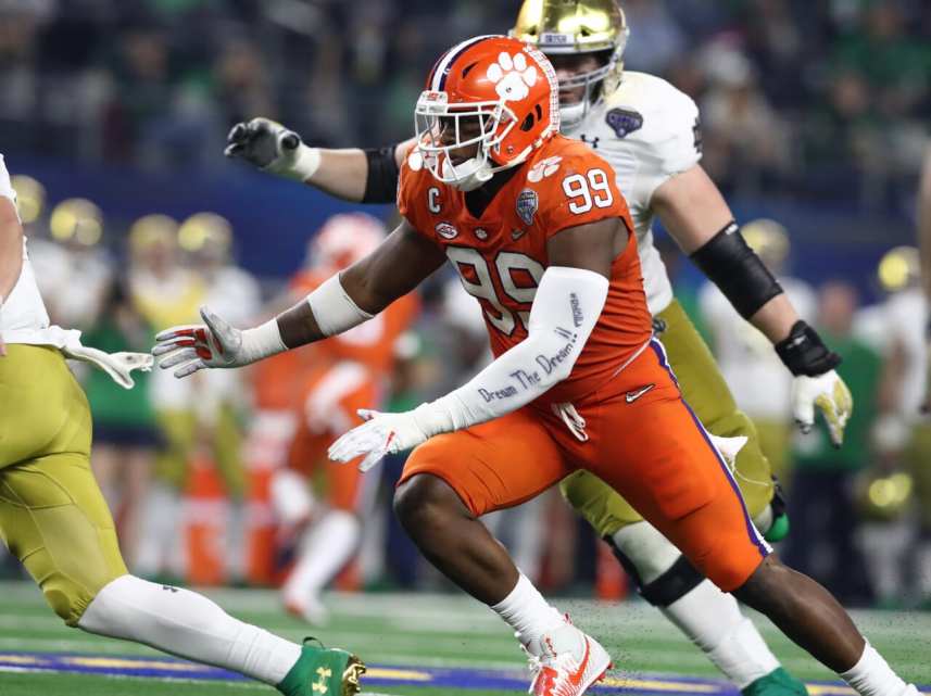 The New York Giants could be looking to snag Clelin Ferrell in the first round of the 2019 NFL Draft.