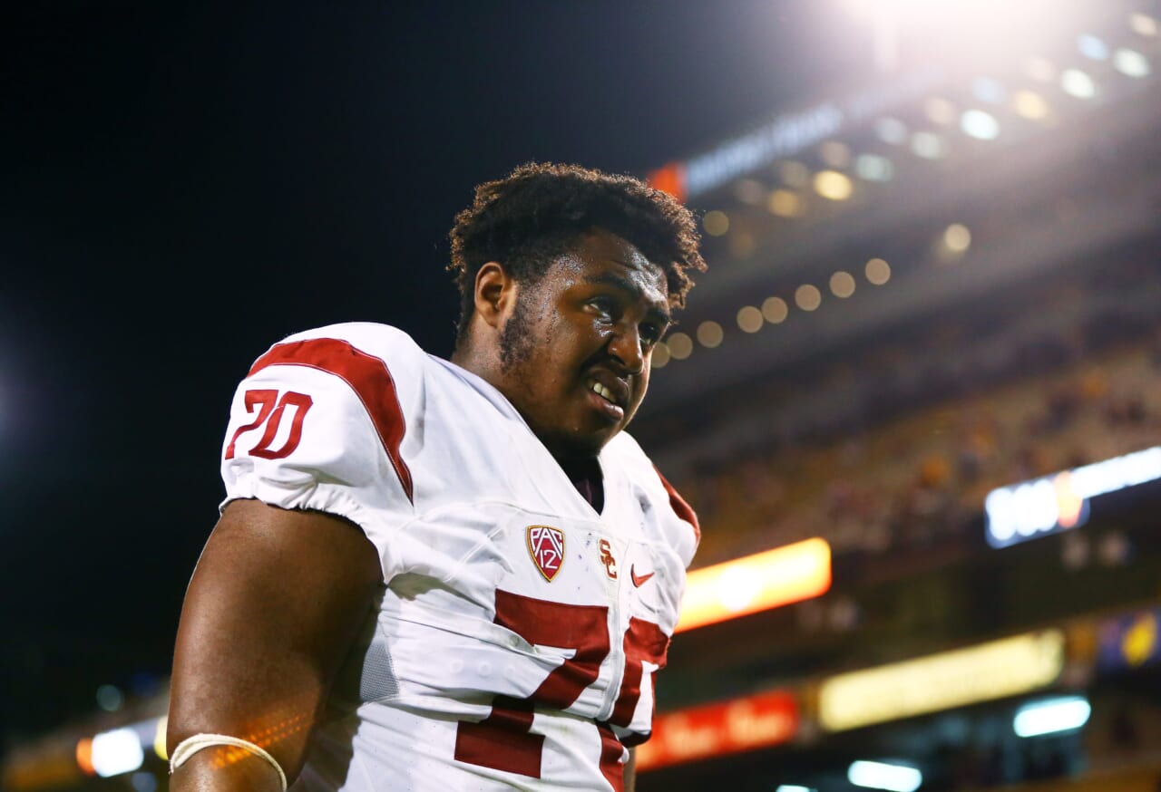 The New York Jets brought in Chuma Edoga to help the offensive line in the 2019 NFL draft.