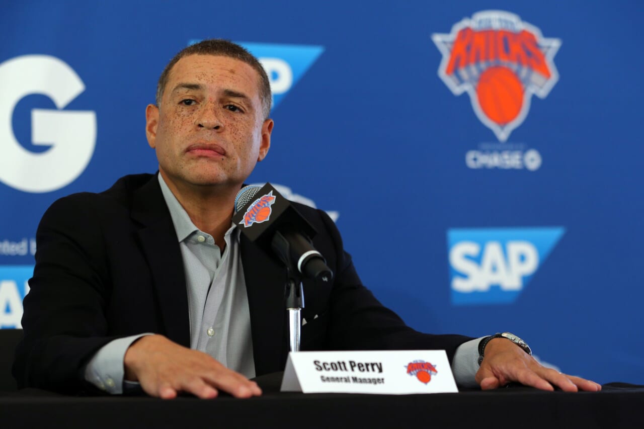 The New York Knicks could trade up in the draft