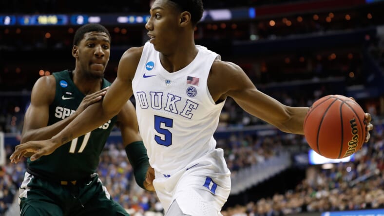 The New York Knicks are considering drafting RJ Barrett with the No. 3 overall pick in the 2019 NBA Draft.
