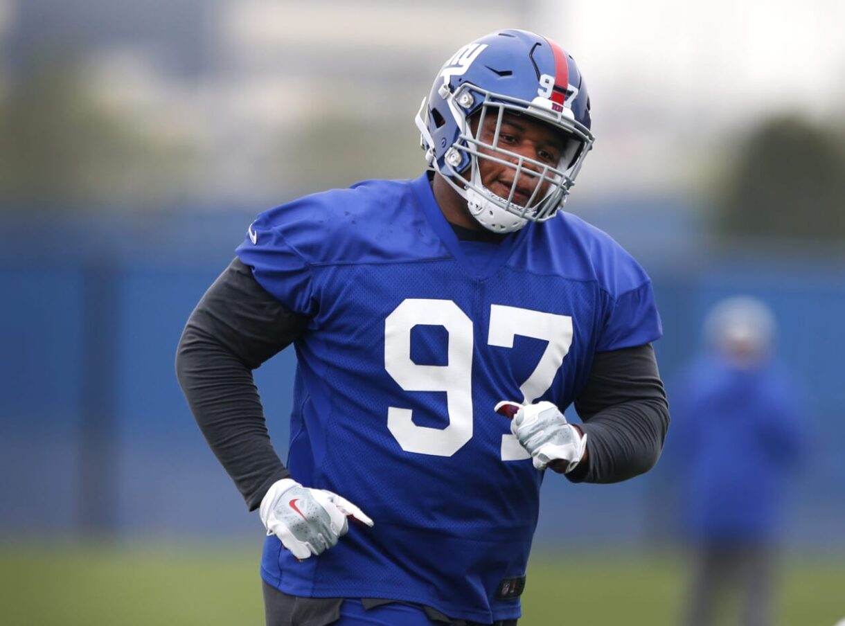 New York Giants defensive lineman, Dexter Lawrence.
