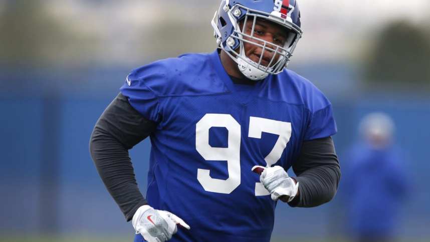 New York Giants defensive lineman, Dexter Lawrence.