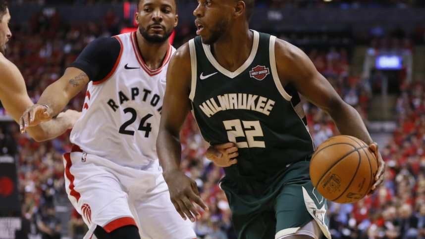 New York Knicks interested in free agent, Khris Middleton.