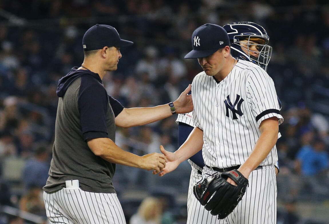 Yankees tender mlb city connect jerseys yankees contract to Gary Sánchez,  let go of Jonathan Holder