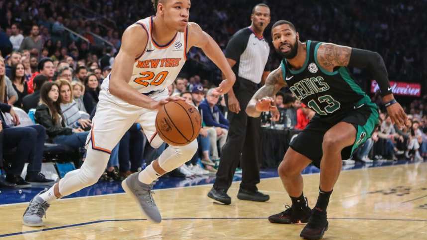 New York Knicks, Boston Celtic, Kevin Knox, Marcus Morris