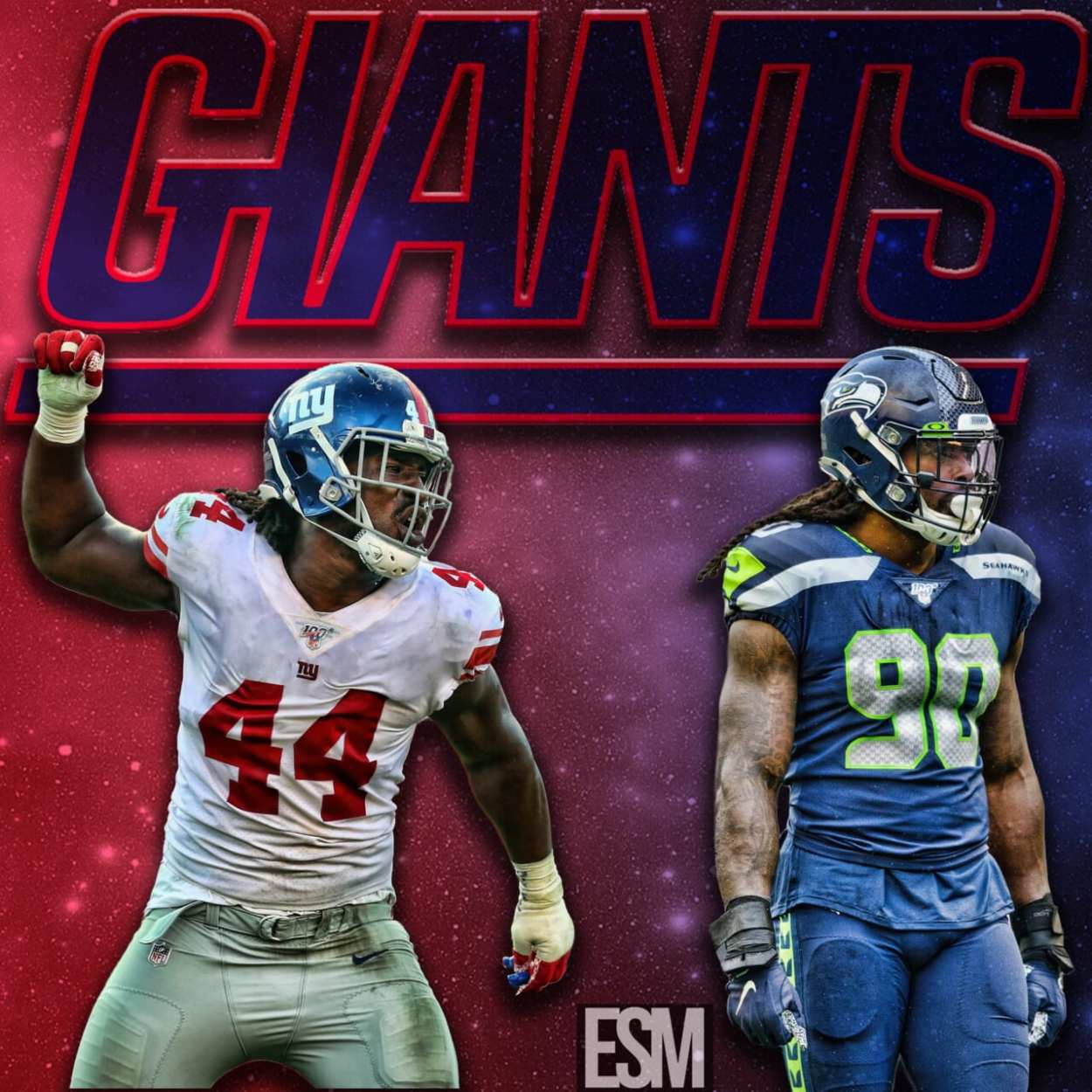 New York Giants, Jadeveon Clowney, Markus Golden