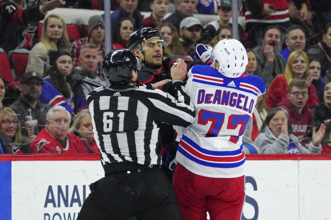 The New York Rangers agree to terms with Tony DeAngelo