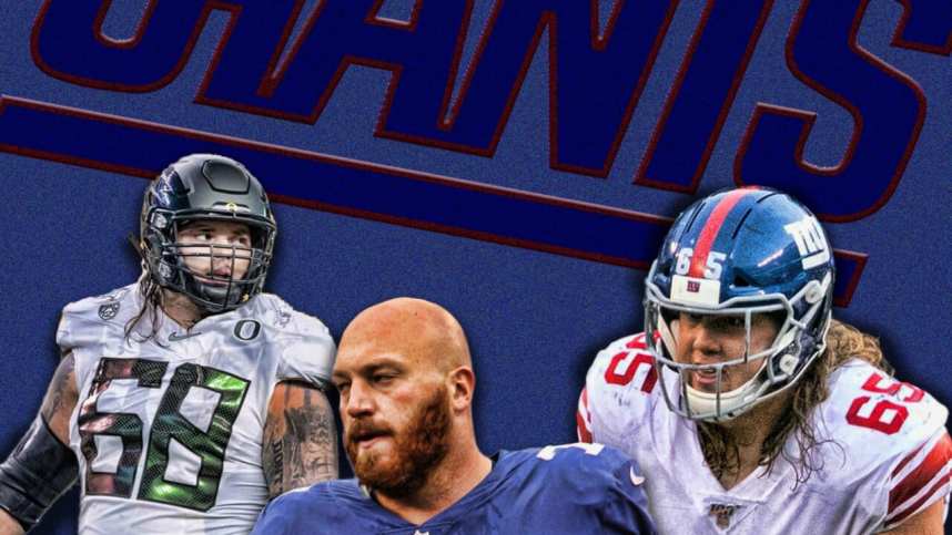 New York Giants, Spencer Pulley, Jon Halapio, Nick Gates