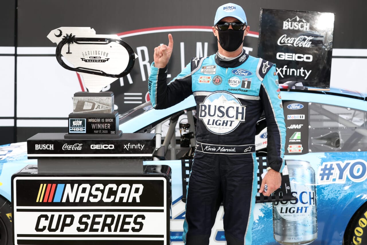 NASCAR: Kevin Harvick wins in NASCAR’s Darlington return