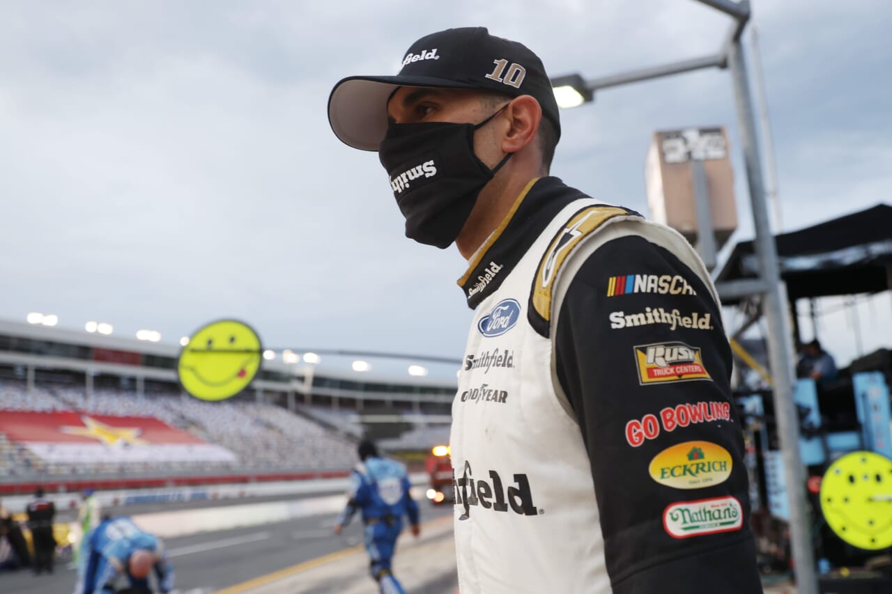NASCAR: Pocono pole sitter Aric Almirola talks momentum and diversity