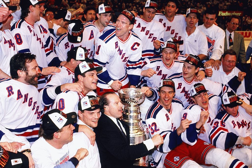 NY Rangers 1994 Stanley Cup Champions on Ice Celebration 