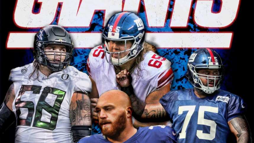 New York Giants, Spencer Pulley, Jon Halapio, Nick Gates, Shane Lemieux