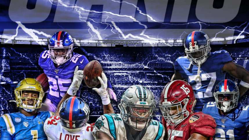 New York Giants, James Bradyberry, Darnay Holmes, Julian Love, Xavier McKinney