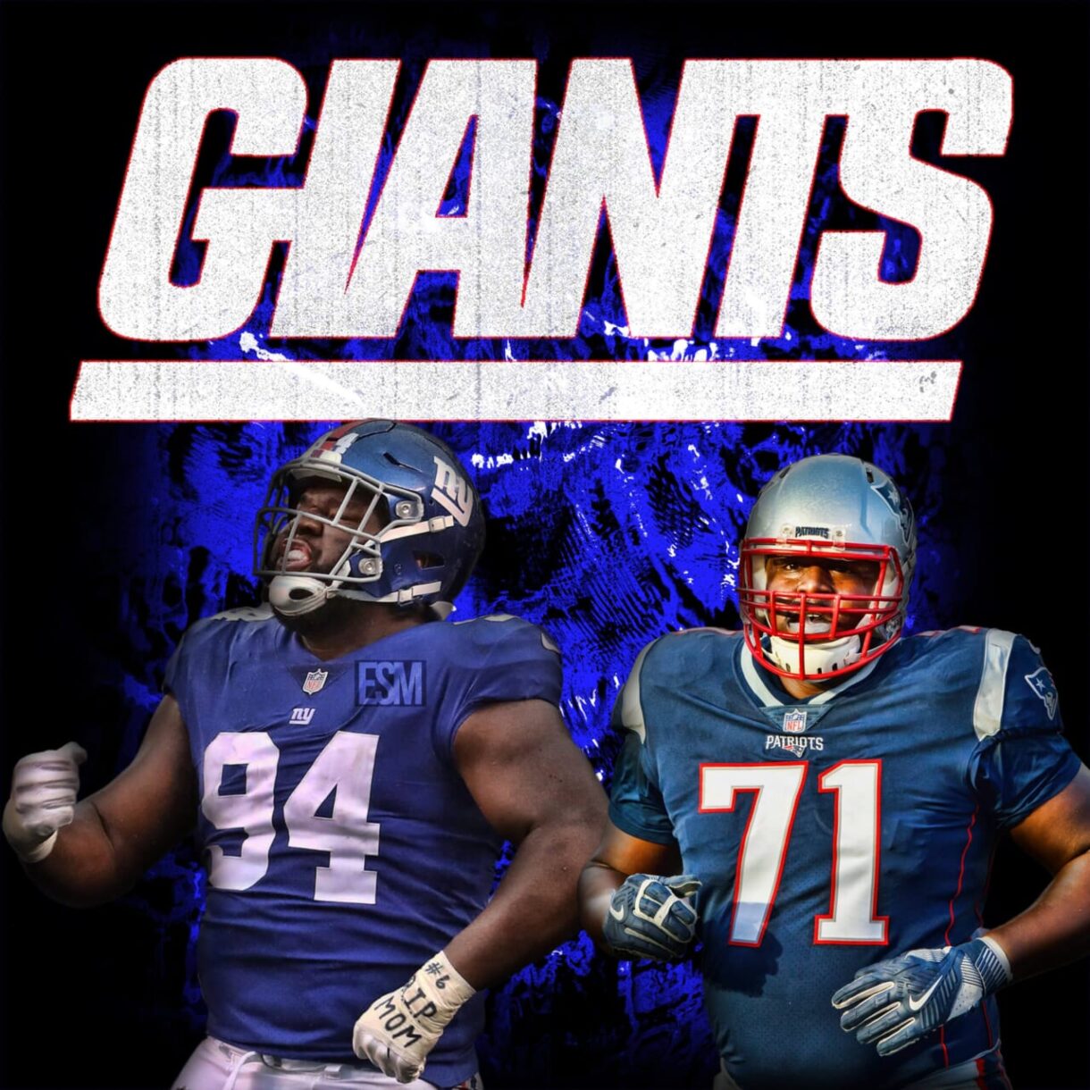 New York Giants, Cameron Fleming, Dalvin Tomlinson