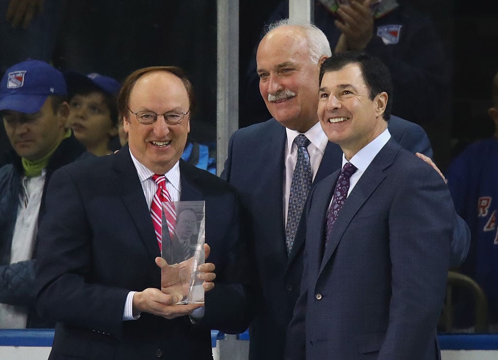 Rangers broadcaster’s Sam Rosen and Joe Micheletti to call games from studio in New York