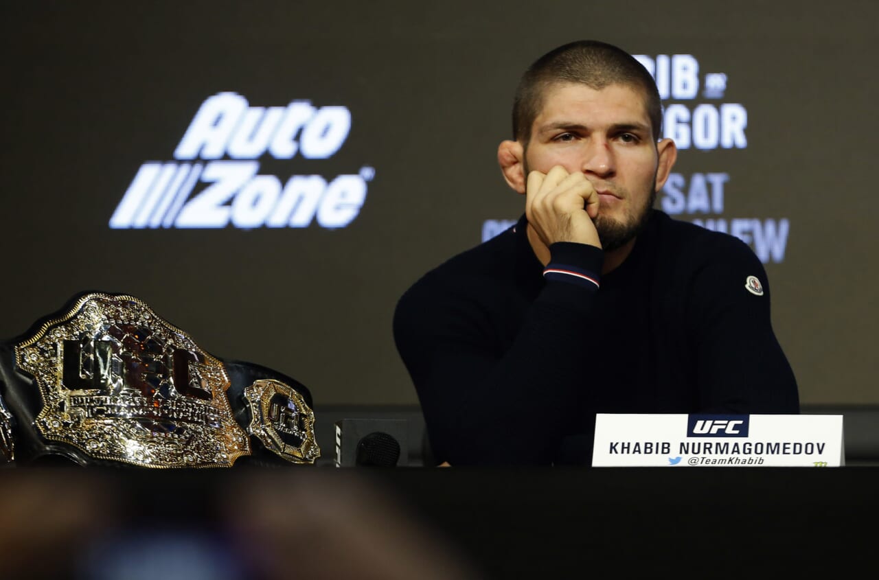 BREAKING: Dana White announces UFC lightweight champion Khabib Nurmagomedov is officially retired