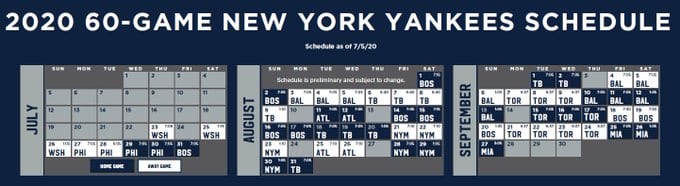 New York Yankee News: MLB releases regular season schedule with