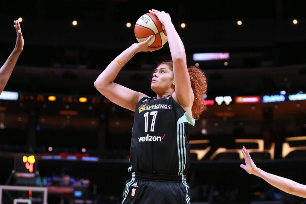 New York Liberty fall despite WNBA history from Amanda Zahui B