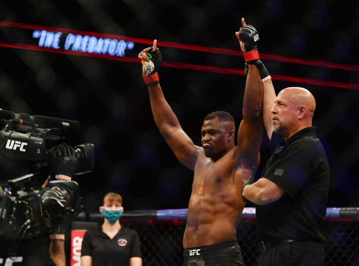Francis Ngannou Boxing UFC
