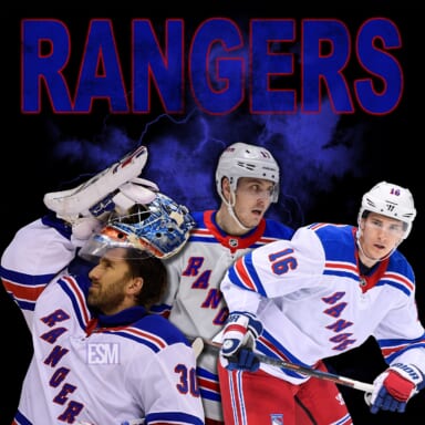 Henrik Lundqvist, Ryan Strome, Jesper Fast, New York Rangers