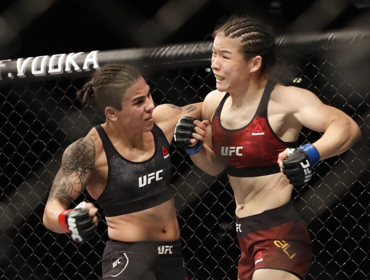 Katlyn Chookagian out, Jessica Andrade in to face Manon Fiorot at UFC Paris