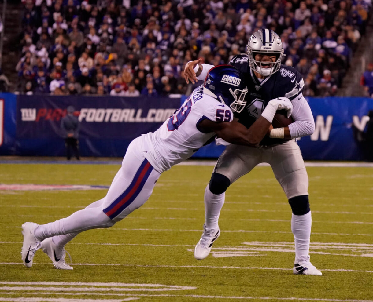 New York Giants, Lorenzo Carter, Dak Prescott