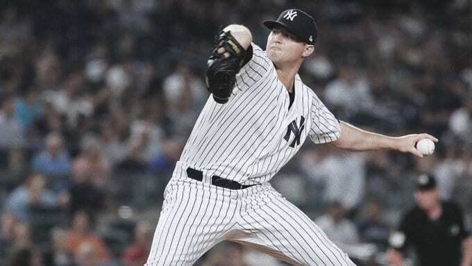 Yankees' Britton surgery set, likely out until May