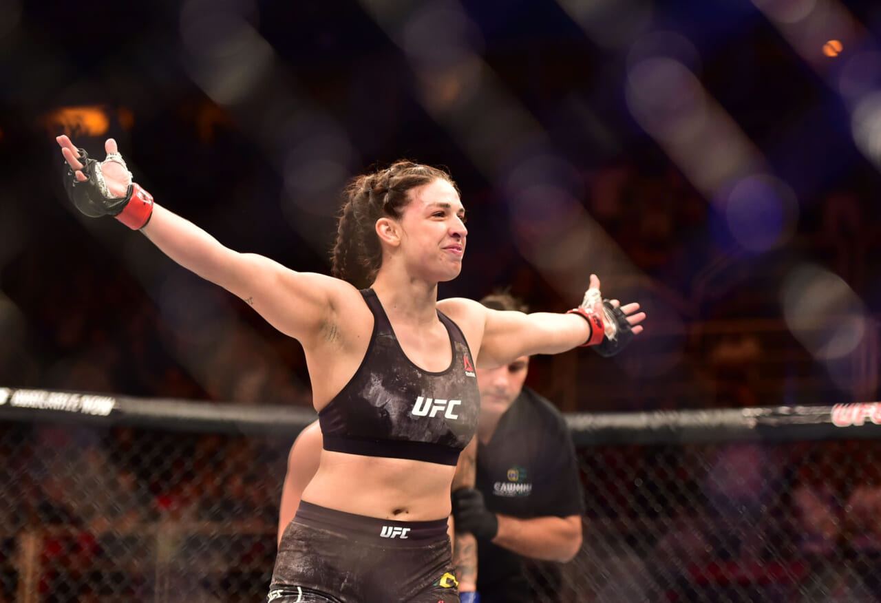 Future UFC Strawweight Title Challenger Mackenzie Dern Takes Petco Park by  Storm in Ceremonial First Pitch on Mound - EssentiallySports