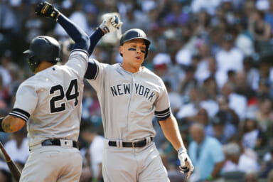 New York Yankees, NYY, Aaron Judge, Gary Sanchez