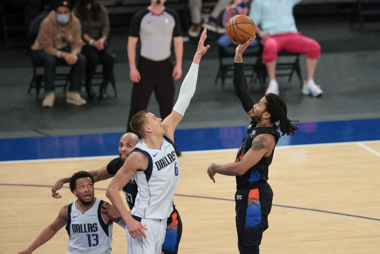 Knicks News: Porzingis catches hate post-game, Derrick Rose comes to his defense