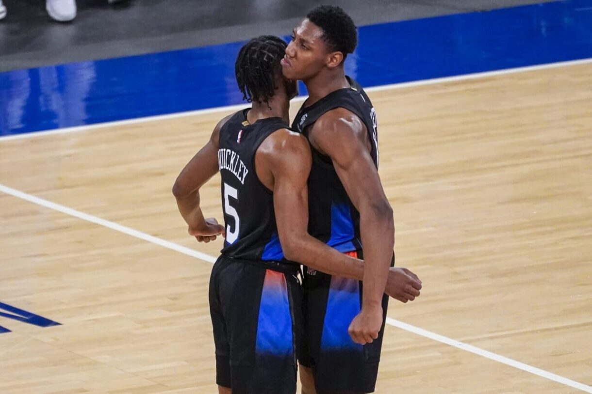 immanuel quickley, rj barrett, new york knicks