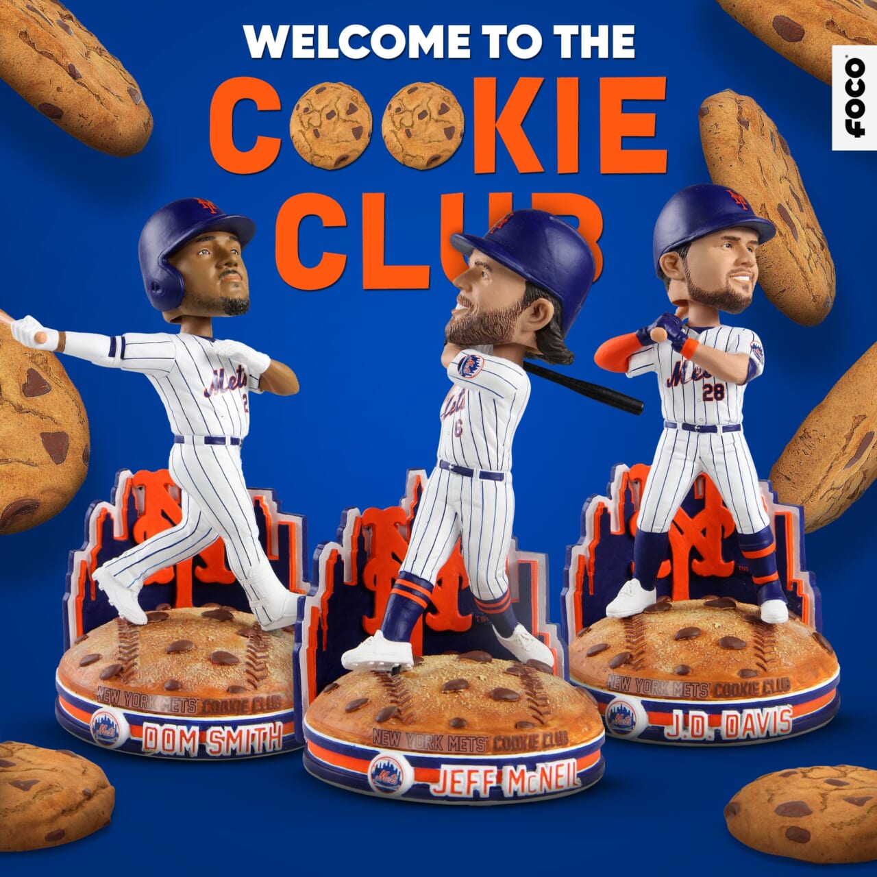 FOCO Releasing New York Mets Cookie Club Series 2 Bobbleheads