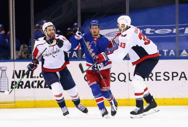 New York Rangers lose to the Washington Capitals in a penalty filled game