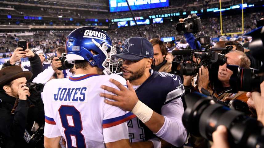 New York Giants, Daniel Jones, dak prescott, cowboys