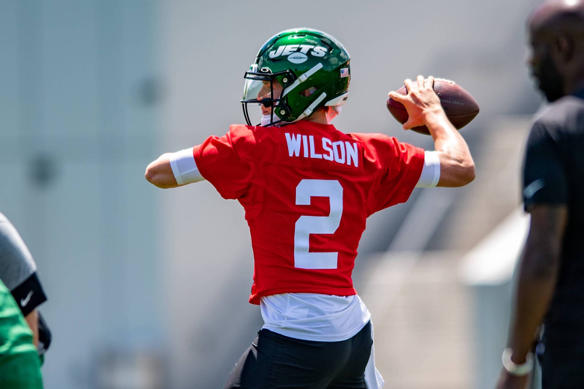 New York Jets Zach Wilson brushes off tough camp debut