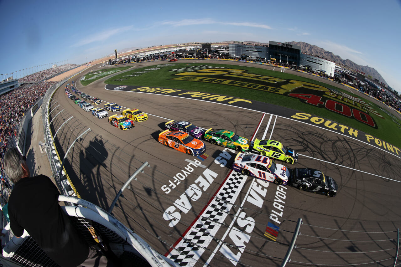 NASCAR: Denny Hamlin hits the jackpot via playoff win in Vegas