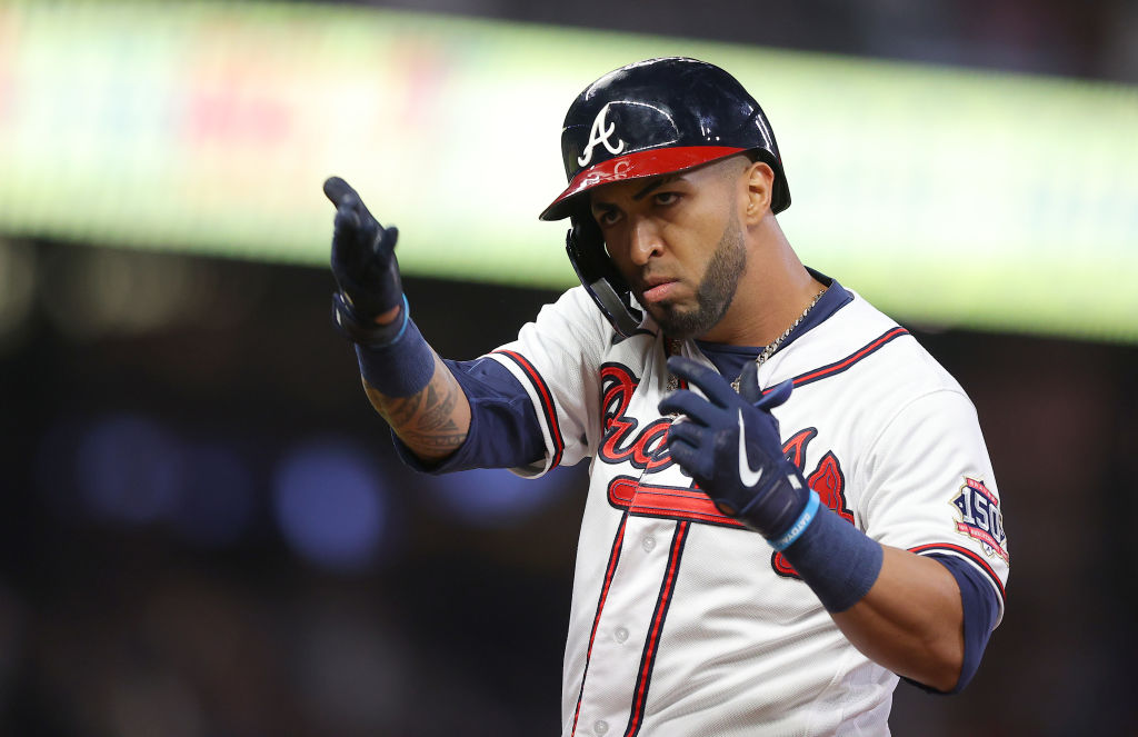 Braves put Dodgers in familiar 3-1 hole as Eddie Rosario leads