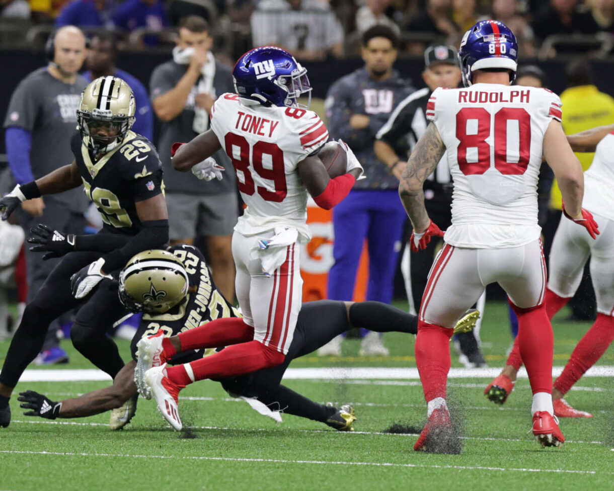 kadarius toney, new york giants