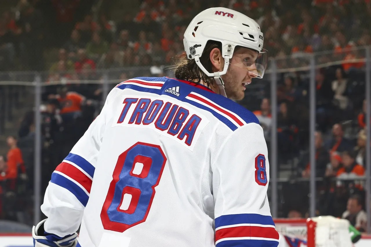Rangers' Jacob Trouba reportedly won't be disciplined for hit on