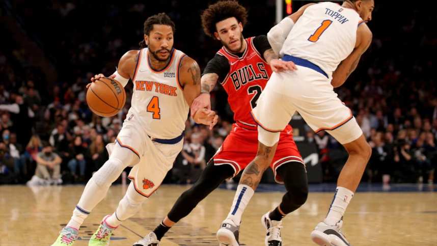 derrick rose, obi toppin, knicks