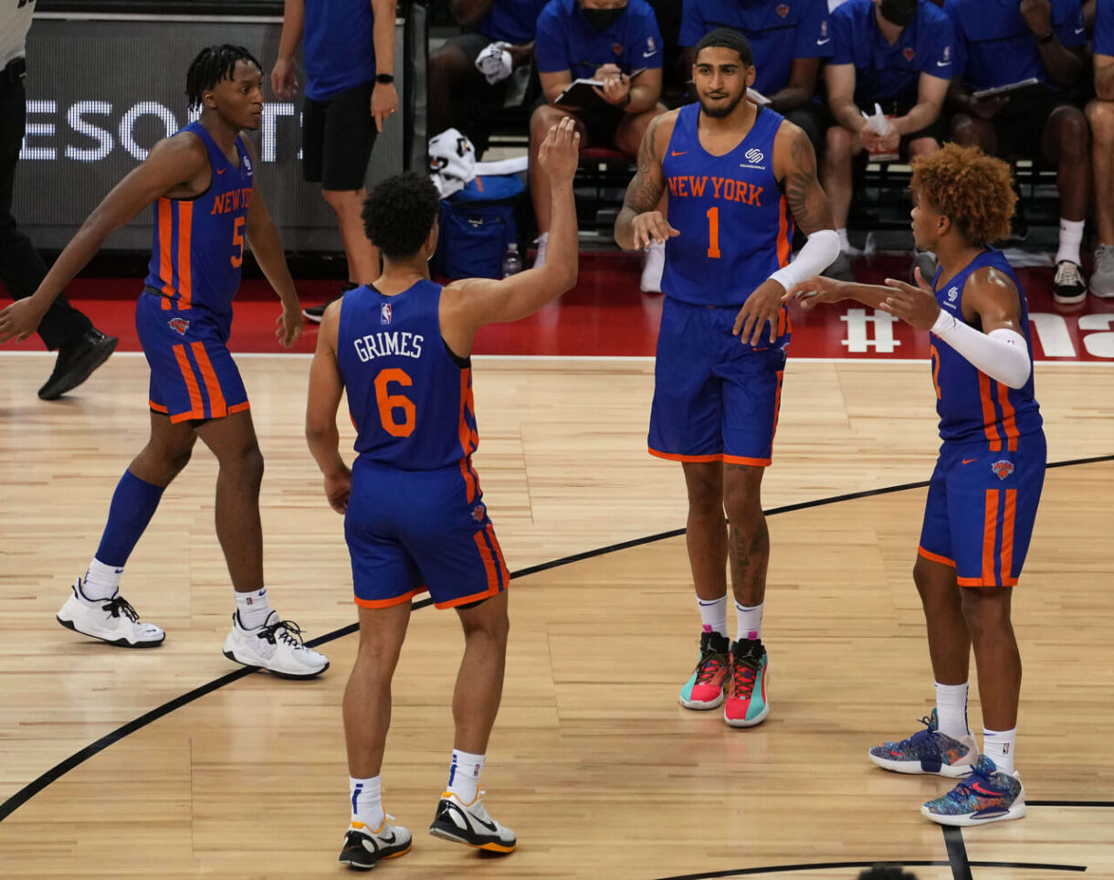 new york knicks, quenting grimes, immanuel quickley, miles mcbride, obi toppin