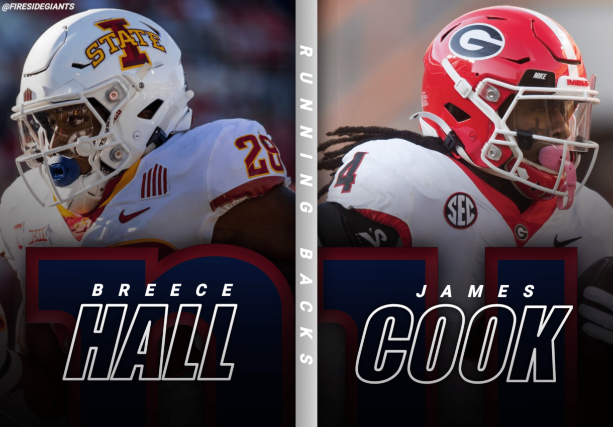 james cook, giants, breece hall