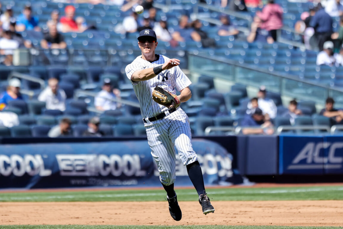 Yankees Star Infielder Scratched From Lineup With Wrist Injury