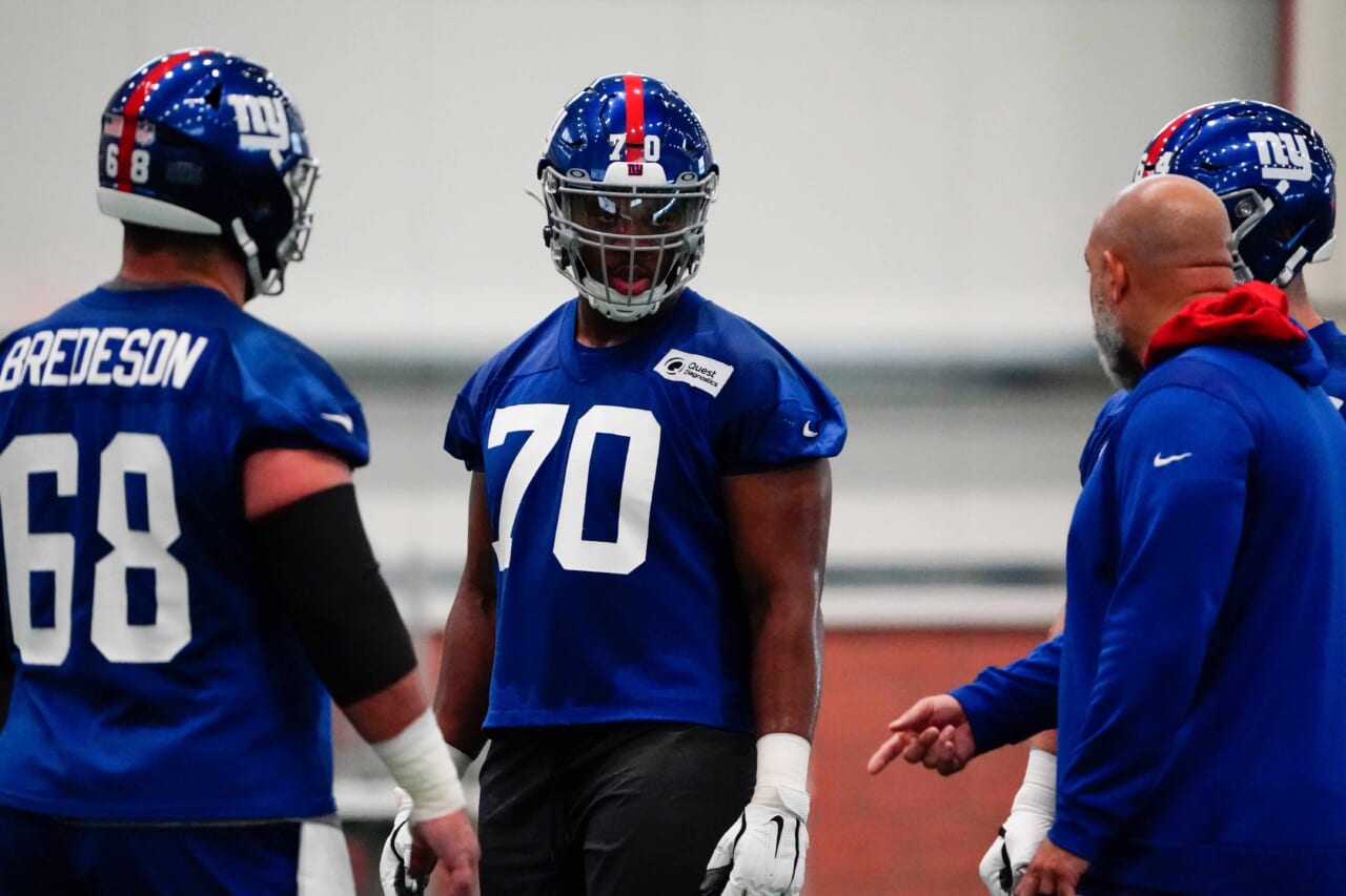 A first glance at the Giants’ starting offensive line during OTAs