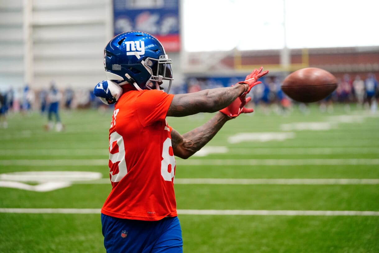 Giants WR Kenny Golladay returns to individual drills