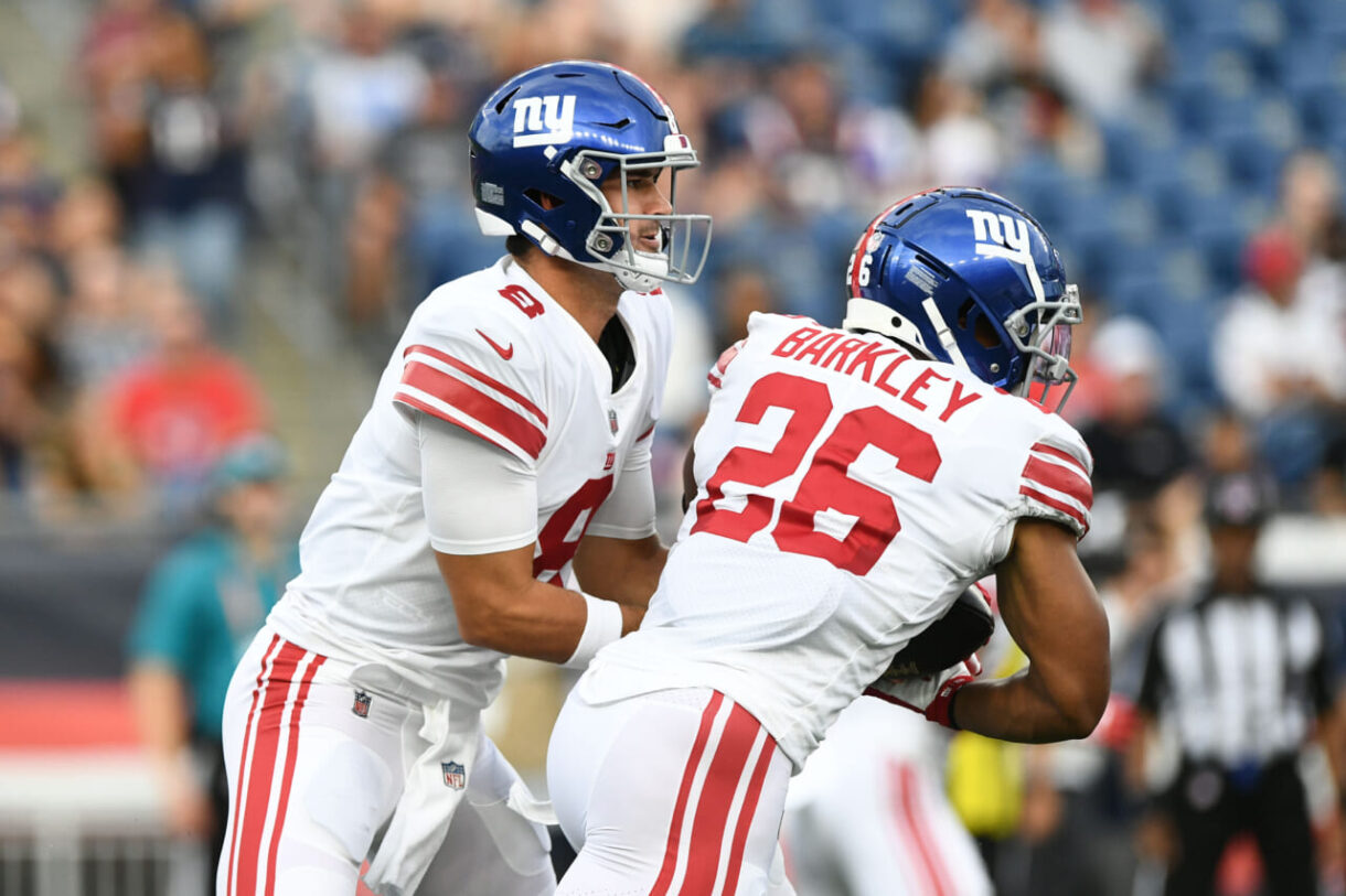 new york giants, daniel jones, saquon barkley