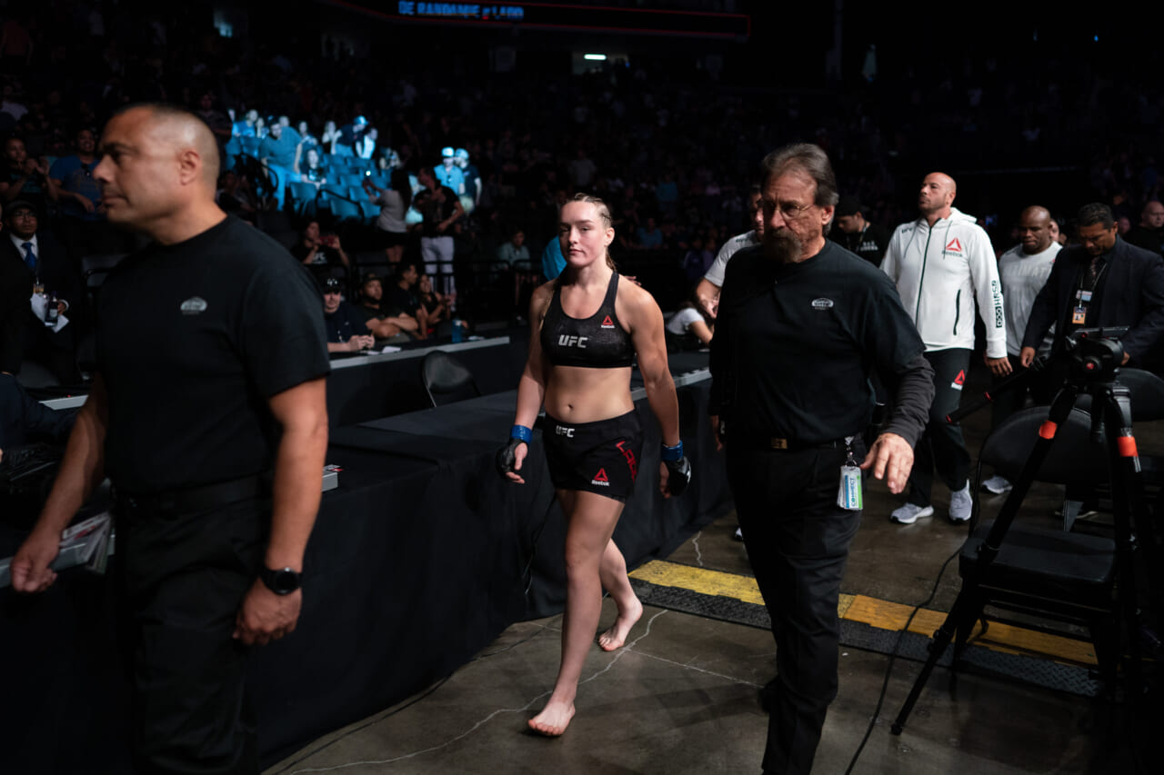 UFC needs to force Aspen Ladd to featherweight or release her