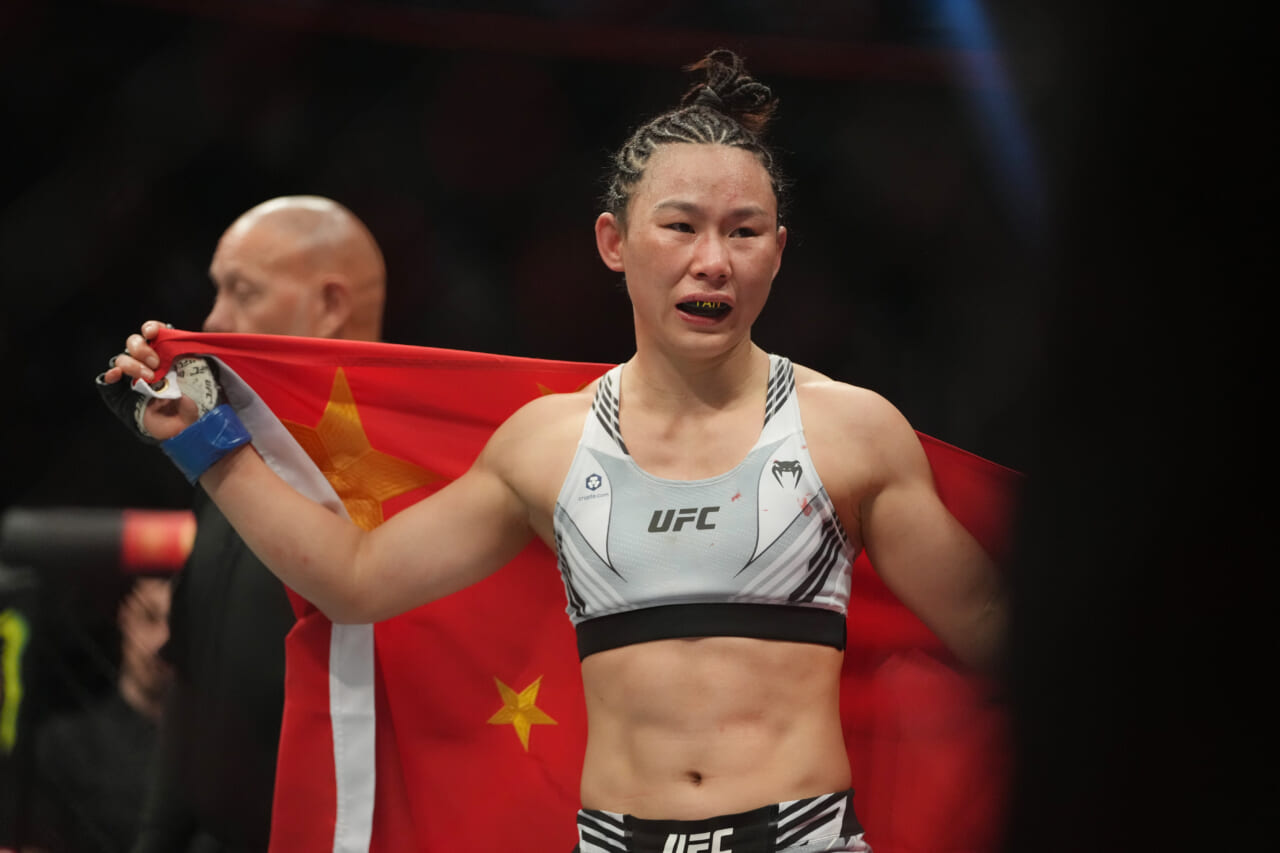Yan Xiaonan knocks out Jessica Andrade at UFC 288
