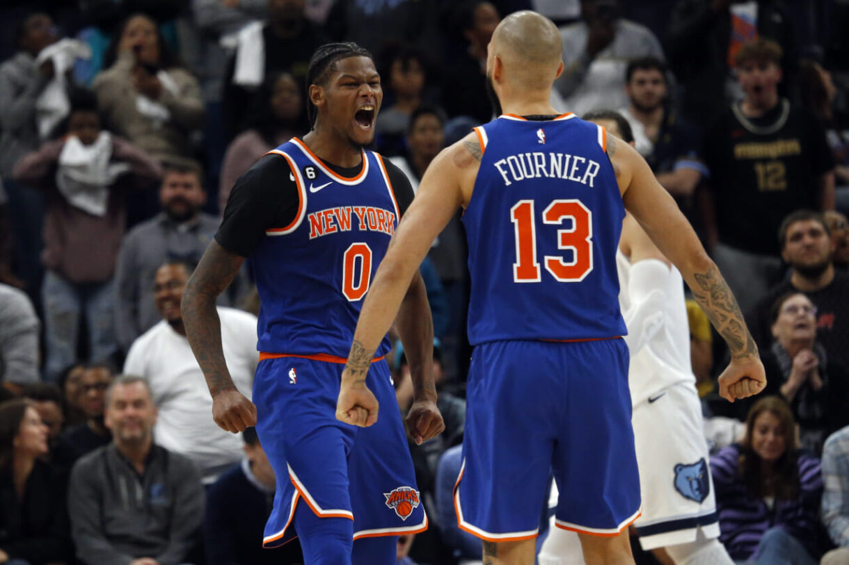 Cam Reddish, Evan Fournier, New York Knicks