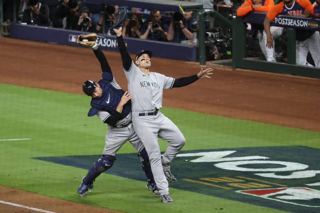 Yankees vs. Astros: Aaron Boone blames wind for knocking down
